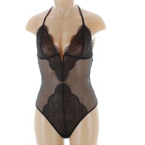 NWT Victoria's Secret Black Lace Bodysuit/Teddy size med